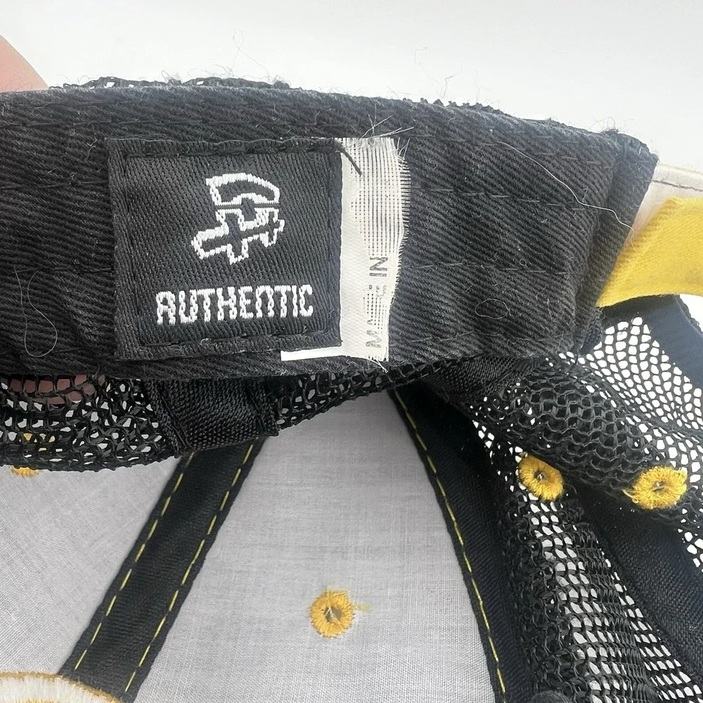 Iowa Hawkeyes Farm Strong Richardson Trucker Hat Black Yellow Mesh Adjustable